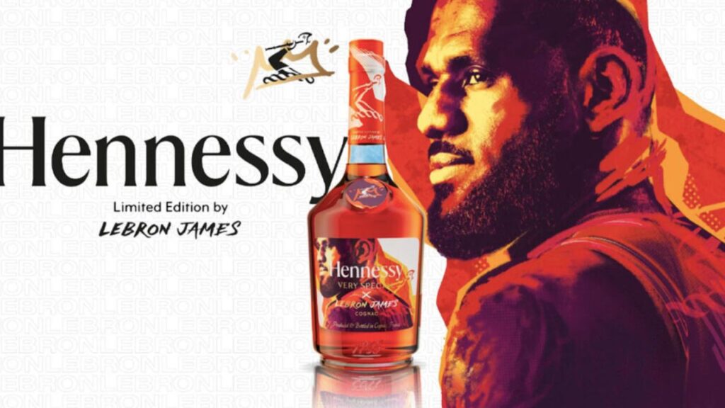 LeBron James and Hennessy