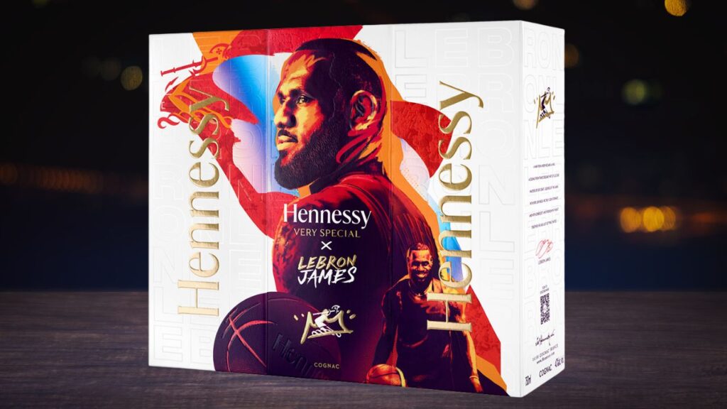 LeBron James and Hennessy
