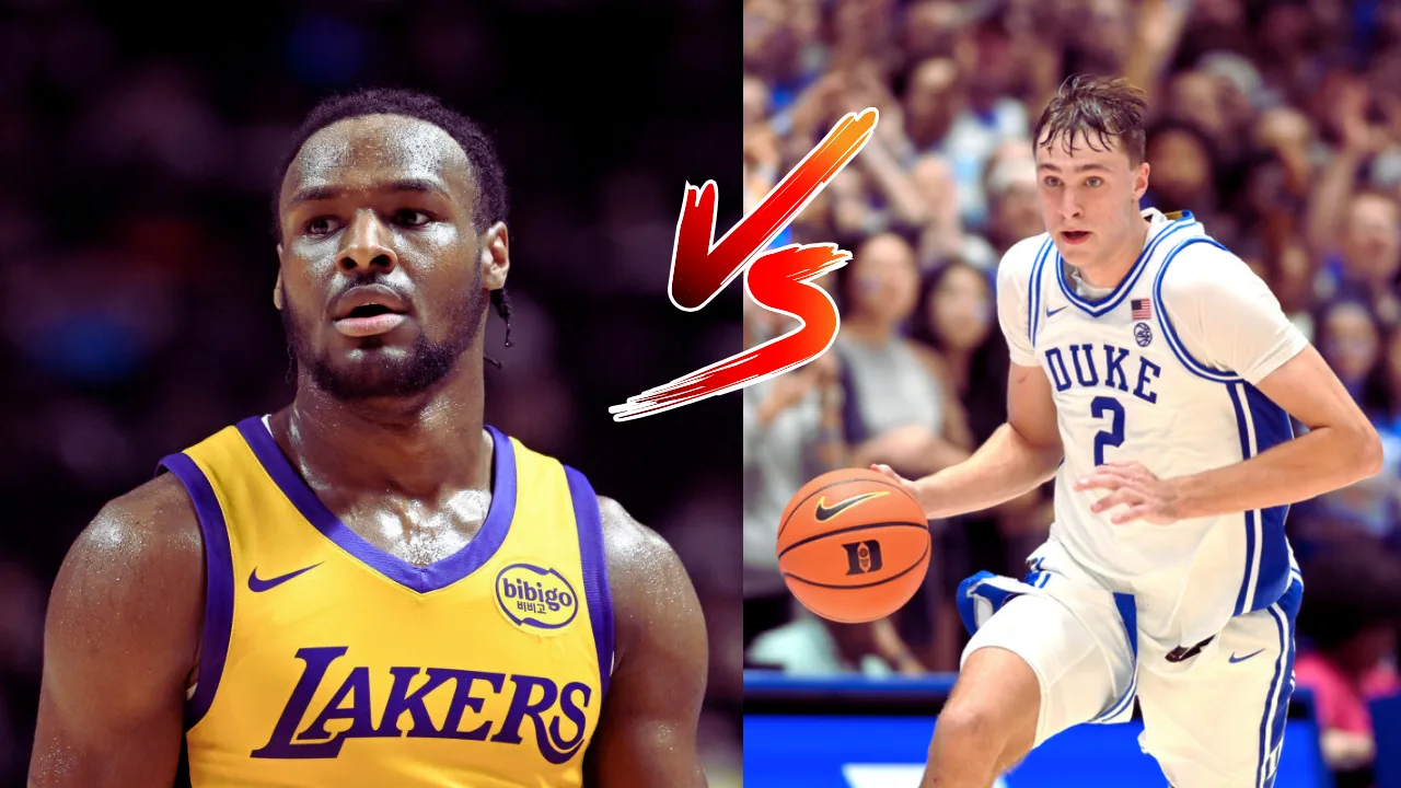 Cooper Flagg vs Bronny James
